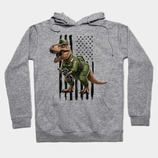 Military T-rex Classic For Mens, Womens, Boys, Girls Hoodie